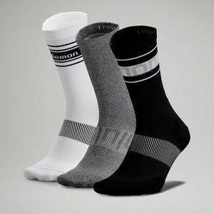 Lululemon Men’s Power Stride Crew Sock 3-Pack